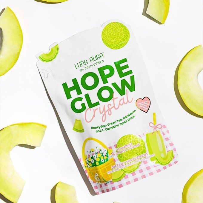 HOPE GLOW CRYSTAL HONEYDEW GREEN TEA