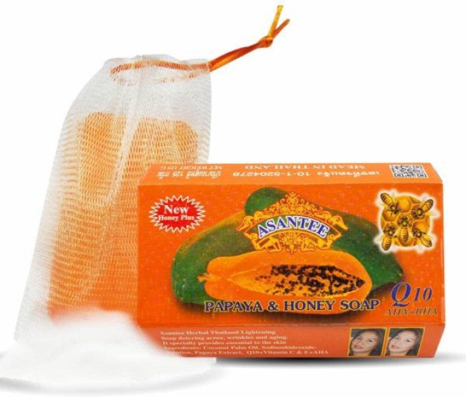 ASANTEE-PAPAYA HONEY SOAP 125g